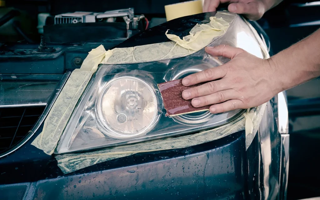 Clean Car Headlights