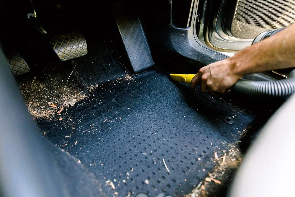 how to clean car carpet at home